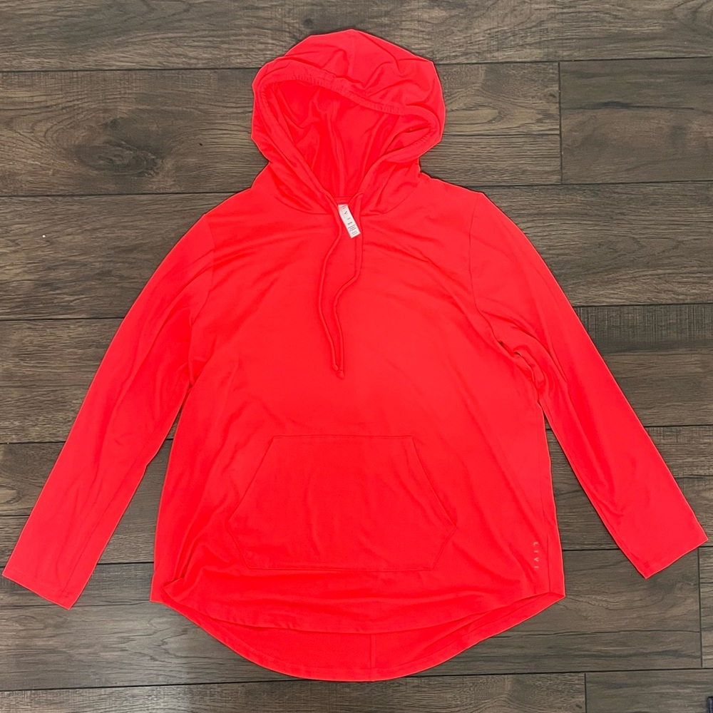 I LOVE THIS TOP! Lane Bryant Pink and Orange Oversized Hoodie